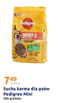 Sucha karma dla psów Pedigree Mini promocja w Action