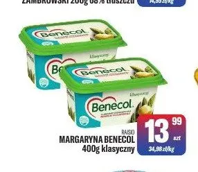 Margaryna Benecol klasyczny promocja w Tomi Markt