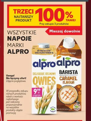 Napoje marki Alpro promocja w Kaufland