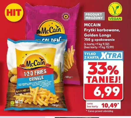 Frytki Golden Longs MCCAIN promocja w Kaufland