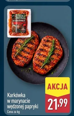 Karkówka w marynacie wędzonej papryki promocja w Aldi