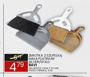 Zmiotka z szufelką mała Platinum Silver/Gold Ravi promocja w Wafelek