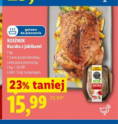 Kaczka z jabłkami Rzeźnik promocja w Lidl
