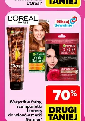 Farba do włosów Garnier Color Naturals promocja w Carrefour