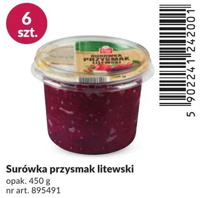 Surówka przysmak litewski promocja w Makro