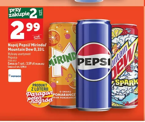 Napój gazowany Mirinda promocja w TOPAZ