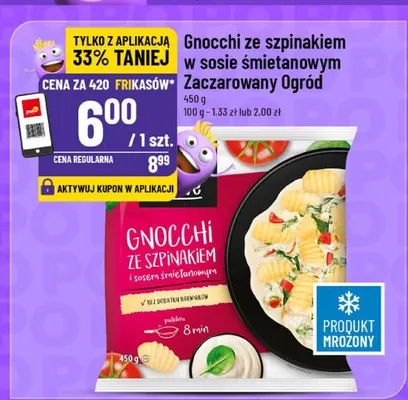 Gnocchi ze szpinakiem w sosie śmietanowym Zaczarowany Ogród promocja w POLOmarket