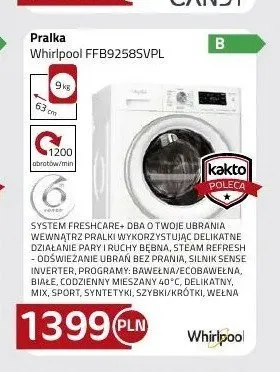 Pralka Whirlpool promocja w kakto.pl