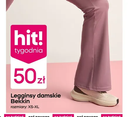 Legginsy damskie Bekkin promocja w Pepco