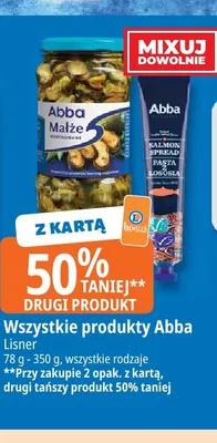 Małże marynowane Abba promocja w Leclerc
