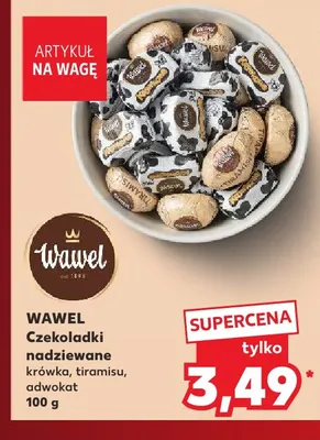 Czekoladki nadziewane krówka Wawel promocja w Kaufland