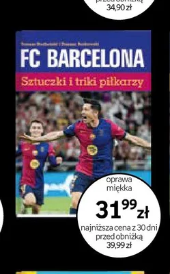Książka FC Barcelona Sztuczki i triki piłkarzy oprawa miękka promocja w Empik
