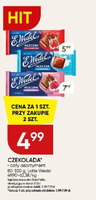 Czekolada mleczna malinowa E.Wedel promocja w Chata Polska