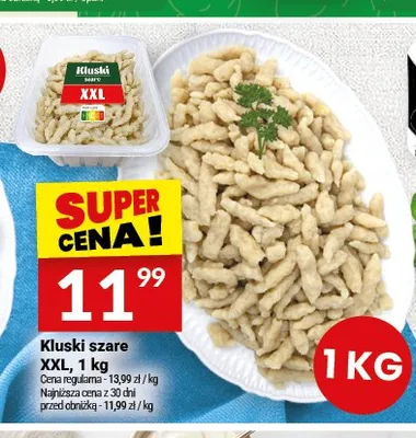 Kluski szare XXL Białecki Kuchnia promocja w Twój Market