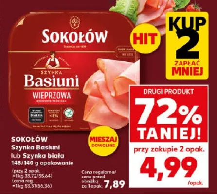 Szynka Basiuni lub Szynka biała promocja w Kaufland