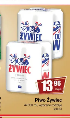 Piwo Żywiec Premium 4-pak promocja w Premium Nasz Sklep