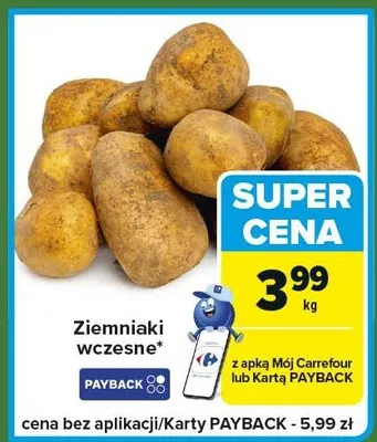Ziemniaki wczesne promocja w Carrefour Express