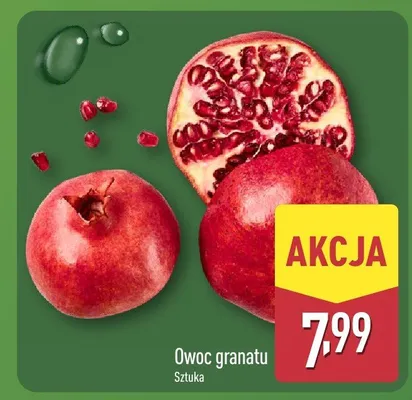 Owoc granatu sztuka promocja w Aldi