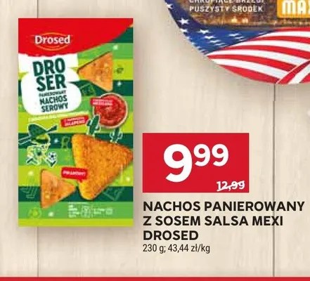 Nachos panierowany z sosem salsa mexi Drosed promocja w Stokrotka