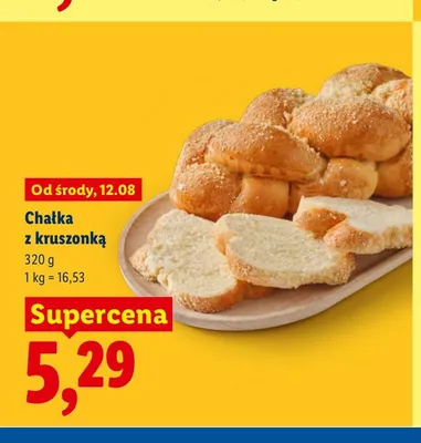 Chałka z kruszonką promocja w Lidl
