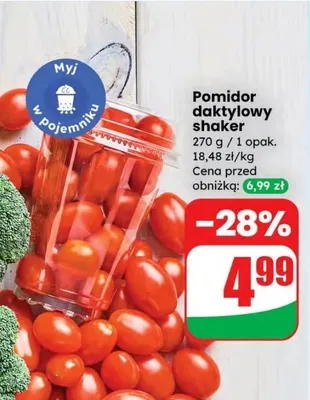 Pomidor daktylowy shaker promocja w Dino