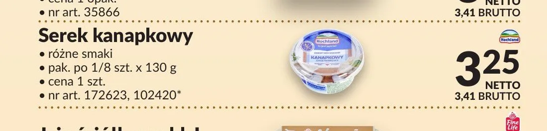 Serek kanapkowy Hochland promocja w Makro