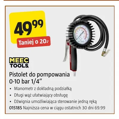 Pistolet do pompowania 1/4" Meec Tools promocja w Jula