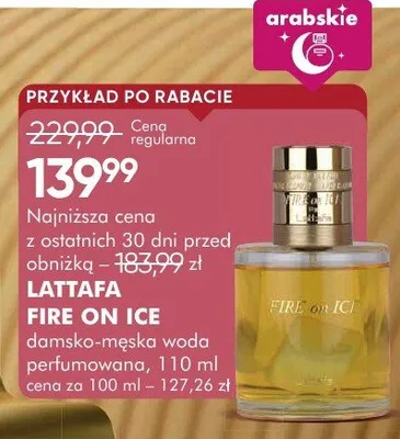 Perfumy damsko-męska woda perfumowana Fire On Ice promocja w Super-Pharm