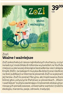 Płyta CD Zozi Ważne i ważniejsze promocja w Empik