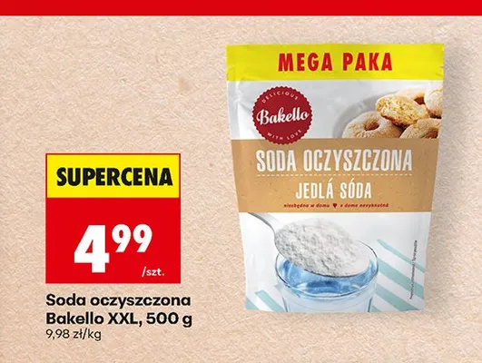 Soda oczyszczona Bakello XXL promocja w Biedronka