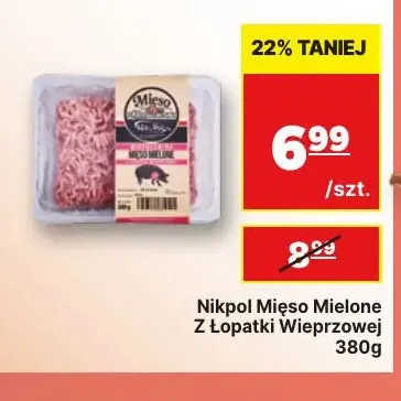 Nikpol mięso mielone z łopatki wieprzowej promocja w API Market