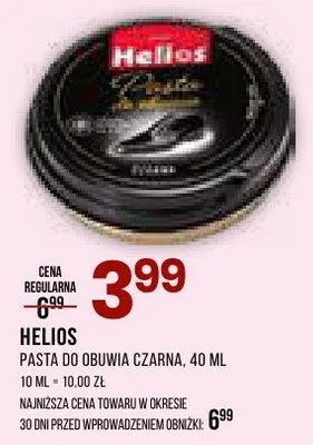 Pasta do obuwia czarna promocja w Drogerie Natura