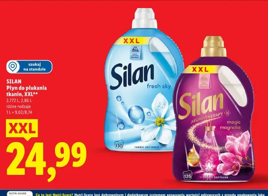 Płyn do płukania tkanin Silan fresh sky XXL promocja w Lidl