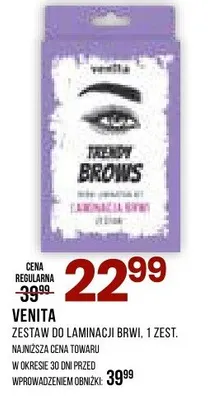 Zestaw do laminacji brwi Venita promocja w Drogerie Natura