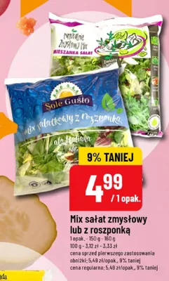 Mix sałat promocja w POLOmarket