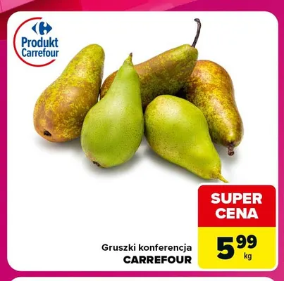 Gruszki konferencja Carrefour promocja w Carrefour Market