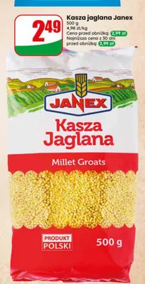 Kasza jaglana Janex promocja w Dino