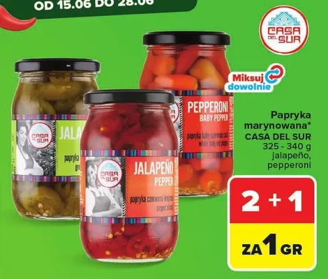 Papryka marynowana Jalapeno Casa Del Sur promocja w Carrefour Market