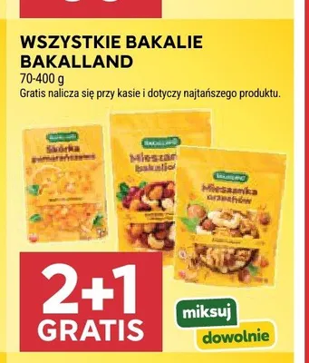 Mieszanka studencka Bakalland promocja w Stokrotka