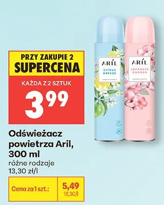 Odświeżacz powietrza Aril 300ml promocja w Biedronka