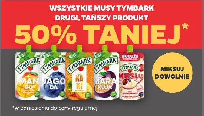 Mus Tymbark promocja w Netto
