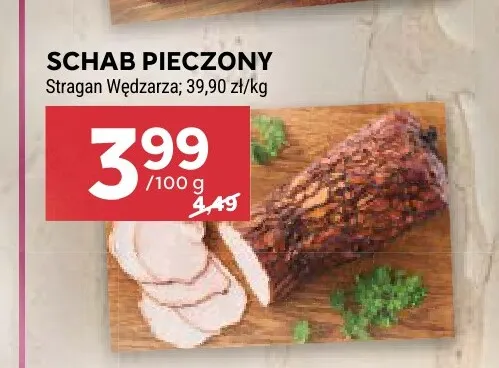 Schab pieczony Stragan Wędzarza promocja w Stokrotka