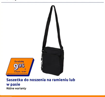 Saszetka do noszenia na ramieniu lub w pasie promocja w Action