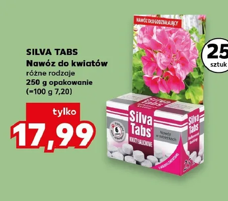 Nawóz do kwiatów Silva Tabs promocja w Kaufland