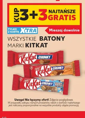 Baton KitKat Chunky promocja w Kaufland