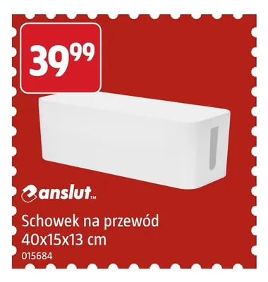 Schowek na przewód 40x15x13 cm Anslut promocja w Jula