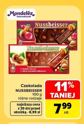 Czekolada Nussbeisser promocja w Carrefour