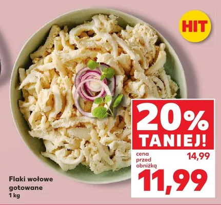 Flaki wołowe gotowane promocja w Kaufland