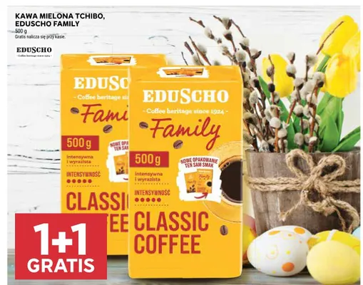 Kawa mielona family classic coffee promocja w Stokrotka