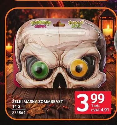 Żelki maska Zommbeast promocja w Selgros